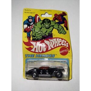Hot Wheels Carded 1980 Spider-Man Car The Heroes‎ New Unopened Yellow Card 2877